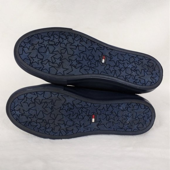 Tommy Hilfiger Size 6 Navy Blue Suede Boots - Picture 8 of 9